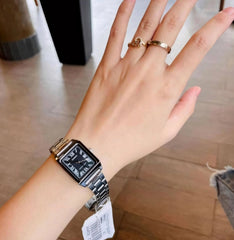 CASIO LTP-V007D-1B Women’s Vintage Analog Watch – Rectangular Silver Stainless Steel, Black Dial, Quartz, Mineral Glass, Water Resistant