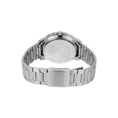 Casio MTP‑VD01D‑3E2VUDF Men’s Analog Watch – Sky Blue Dial, Stainless Steel, 50 m Water Resistant, Date Display