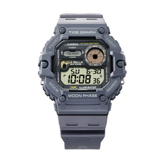 CASIO WS-1700H Series Digital Sports Watch – 10-Year Battery, Tide Graph, Moon Phase, World Time, LED Backlight, 100M Water Resistance, Stopwatch & Alarm – Outdoor Men's Watch - THE HAPPY BUY