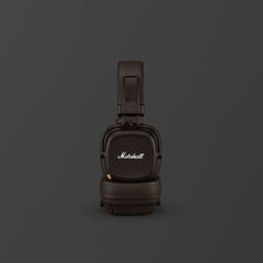 Marshall Major V Wireless On-Ear Headphones – 100+ Hour Battery, Wireless Charging, Bluetooth LE Audio & Auracast, Foldable, Customizable M-Button, 3.5mm Wired Option