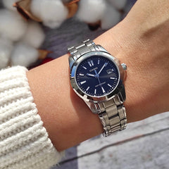CASIO LTP-1215A-1A2DF Women's Analog Watch – Stainless Steel with Black Dial & Silver Accents, Classic & Elegant Design