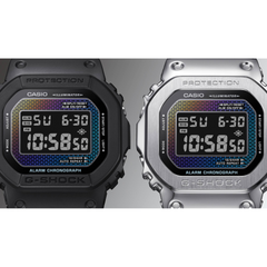 CASIO G-SHOCK DW-5600RW-1D Digital Watch – Men’s Black & Red Resin Shock Resistant Timepiece, Retro LED Display, 200M Water Resistant