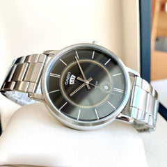 CASIO MTP‑B120D‑1AVDF Men’s Classic Analog Watch – Day & Date, Stainless Steel, 50 m Water Resistance