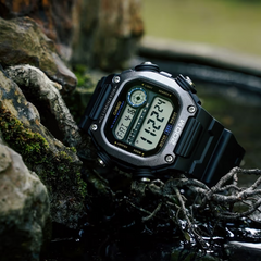 CASIO DW-291HX-1AVDF Digital Watch – Rugged Resin Case, Super Illuminator, 200M Water Resistant, Stopwatch, Countdown Timer, Shock Resistant Design