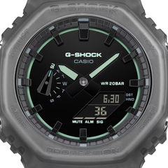 CASIO G-SHOCK GA-2100K-1ADR Analog Digital Men's Watch Black Resin Strap 200M Water Resistant