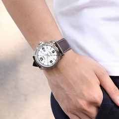 CASIO MTP‑1314L Series Men’s Analog Watch – 50m Water Resistant, Date Display, Ion‑Plated Case, Genuine Leather Band