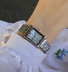 CASIO LTP-1234DS-2ADF Women's Analog Watch – Stainless Steel with Blue Dial & Silver Accents, Elegant & Timeless Design