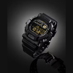 CASIO G-SHOCK GD-350-1BDR Digital Men's Watch Black Resin Strap Vibration Alarm 200M Water Resistant