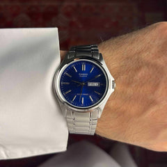 CASIO MTP-1239D Men’s Analog Watch – Stainless Steel Bracelet, Classic Design & Water Resistance