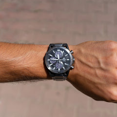 CASIO EDIFICE EQS-960D-1AVUDF Men’s Watch | Stainless Steel Silver | Motorsport-Inspired Premium Style