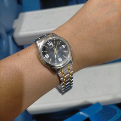 CASIO LTP-1314SG-1AVDF Women's Watch – Stylish Stainless Steel Enticer with Gold Accents, Water-Resistant, Quartz Movement