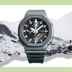 CASIO G-SHOCK GA-B2100LUU-8A “CasiOak” – Tough Solar & Bluetooth Analog-Digital Watch, Grey Carbon Core Guard, 200M Water Resistant, Super Illuminator, World Time