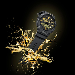 G-SHOCK GA-010GB-1A9 Men’s Analog-Digital Watch – Shock Resistant, 200M Water Resistance, Black & Gold