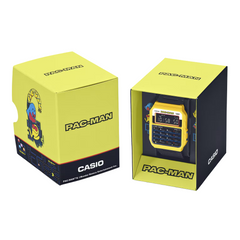 CASIO CA-53WPC-1BDR PAC-MAN Collaboration Digital Watch – Retro Design, Classic Pac-Man Graphics, Multi-Function, Water-Resistant - THE HAPPY BUY