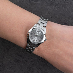 CASIO LTP-1215A-7ADF Women's Analog Watch – Classic Stainless Steel with White Dial, Elegant & Timeless Design