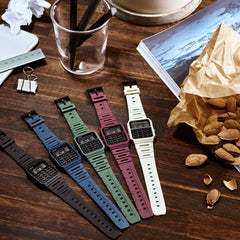 CASIO CA-53WF-3BDF Standard Calculator Watch – Retro Digital, Green, Multifunctional, Water-Resistant, Classic Style