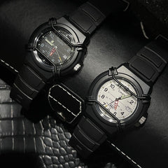 CASIO HDA-600B-1BVDF Men’s Analog Watch – Rugged Outdoor Design, Water Resistant, Resin Band