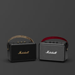 Marshall Kilburn II Portable Bluetooth Speaker – Wireless Stereo, 20+ Hour Battery, Multi-Directional Sound, Quick Charge (USB-C), IPX2 Water-Resistant, Multi-Host Pairing
