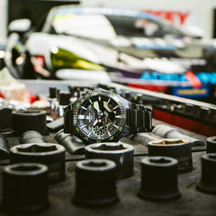 CASIO EDIFICE ECB-2200RC-1A3 Men's Solar Bluetooth Chronograph Watch – Carbon Fiber Dial, Smartphone Link, 100M Water Resistant