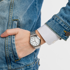 CASIO MTP-V006D Series Standard Analog Men’s Watch – Silver Stainless Steel Case & Band, Roman Numeral Dial, Date Display, Quartz Movement, 30M Water Resistance, Mineral Glass – Men’s Classic Dress Watch