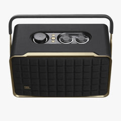 JBL Authentics 300 Wireless Home & Portable Speaker – 100 W Stereo, Wi‑Fi & Bluetooth, Built‑in Battery, Retro Design with Voice Assistant Support