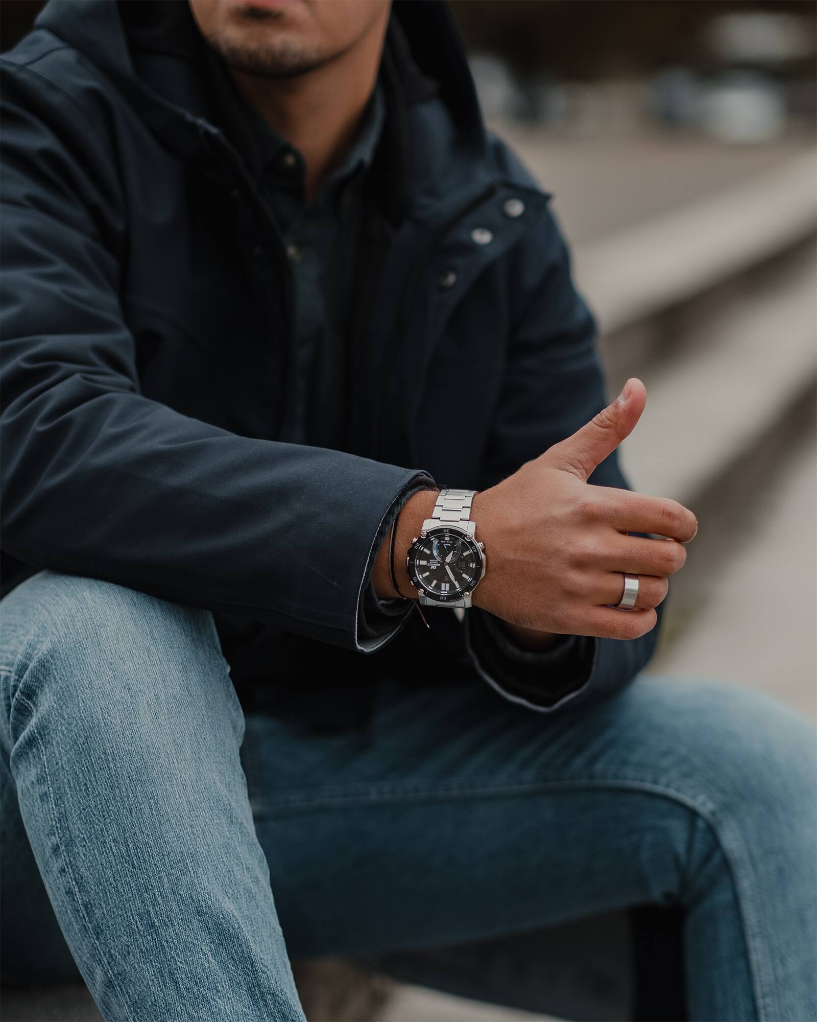 CASIO EDIFICE ECB-20DB-1A MODEL WATCHES - THE HAPPY BUY