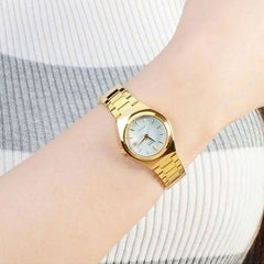 CASIO LTP-1170N-7ARDF Women's Analog Watch – Stainless Steel with White Dial & Gold Accents, Elegant & Classic Design
