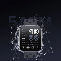 Amazfit Bip 6 Smart Watch – 1.69" HD Display, Bluetooth Calling, SpO2, Heart Rate, 120+ Sports Modes, Alexa Built-In, 5 ATM Waterproof, 18-Day Battery Life – For Android & iOS