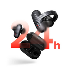 Amazfit Up Open-Ear Earbuds – Clip-On Design, AI Noise-Reduction Calls, Bluetooth Multipoint, IPX4 Splash Resistant, 6+18H Battery, Physical Buttons, Zepp Integration