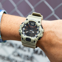 CASIO HDC-700-3A2VDF Analog-Digital Watch – Military-Inspired Design, Dual Time Display, Durable Resin Band, Water-Resistant