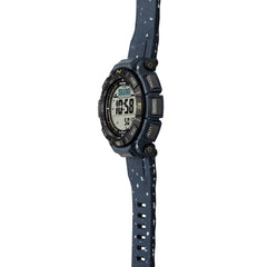 Casio Pro Trek PRG-340SC-2DR Men's Solar Outdoor Watch, Triple Sensor (Altimeter, Barometer, Compass), Bio-Based Resin Strap, Tough Solar, 100M Water Resistant