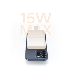XIAOMI Magnetic Power Bank 6000mAh – Snap-On Wireless Charger, USB-C Fast Charging, Ultra-Slim Portable Battery Pack, MagSafe-Compatible for iPhone & Android