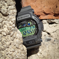 CASIO G-SHOCK GD-350-8DR Digital Men's Watch Grey Resin Strap Vibration Alarm 200M Water Resistant