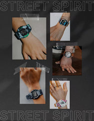 ساعات كاسيو جي-شوك GA-110SS-1ADR النموذجية