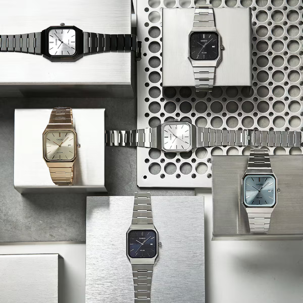 CASIO MTP-B185B Series Men’s Analog Watch – Black IP Stainless Steel, Minimalist Dial, Quartz Accuracy, Water Resistant - THE HAPPY BUY