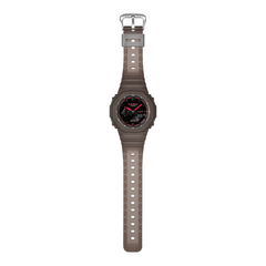 CASIO G-SHOCK GA-2100K-5ADR Analog Digital Men's Watch Brown Resin Strap 200M Water Resistant