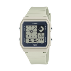 CASIO LF-20W POP Series Digital Watch – Twin-Graph LCD, Bio-Based Resin Band, World Time, 5 Alarms, LED Backlight, 3-Year Battery
