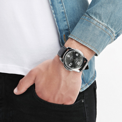 CASIO MTP‑1314L Series Men’s Analog Watch – 50m Water Resistant, Date Display, Ion‑Plated Case, Genuine Leather Band