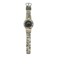 CASIO G-SHOCK GA-2100CM-5ADR Analog Digital Men's Watch Brown Camouflage Resin Strap 200M Water Resistant