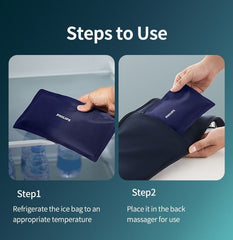 Philips PPM4721 Waist & Back Massager – 4‑Zone VibWave, Hot Compress 40‑55 °C, 3D Support, 3200 mAh Battery, USB‑C