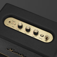 Marshall Acton III Wireless Bluetooth Home Speaker – Compact Stereo Sound, Re-Engineered 3-Way System, Dynamic Loudness, Bass & Treble Knobs, Bluetooth 5.2 (LE Audio Ready), AUX Input