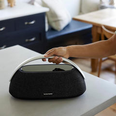 Harman Kardon Go + Play 3 Portable Bluetooth Speaker – 160 W RMS, 3‑Way Stereo, Auto Self‑Tuning, Built‑In Battery, Carry‑Handle Design