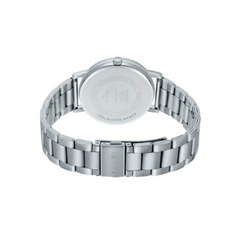 CASIO MTP-E700D-7EVDF Men’s Analog Watch – Silver Stainless Steel, White Dial, Quartz Movement & Water-Resistant