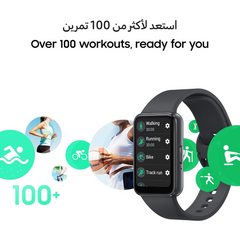 Samsung Galaxy Fit 3 Smart Watch R390 – AMOLED Display, Fitness & Health Tracker, Heart Rate Monitor, Sleep Tracking, 5ATM Waterproof, Long Battery Life