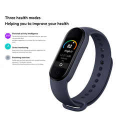 Xiaomi Mi Smart Band 5 – 1.1” AMOLED Color Display, 11 Sports Modes, 24/7 Heart Rate & Sleep Monitoring, Magnetic Charging, 14-Day Battery Life, 5 ATM Waterproof – Black Fitness Smart Bracelet for Android & iOS