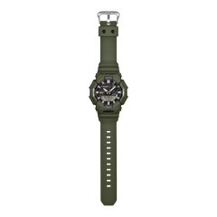 CASIO G-SHOCK GA-B010-3A Analog-Digital Men’s Watch, Shock Resistant, 200M Water Resistant, Green Resin Strap