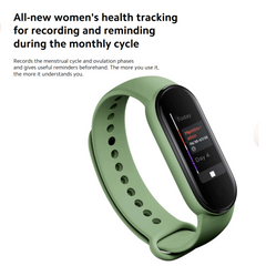 Xiaomi Mi Smart Band 5 – 1.1” AMOLED Color Display, 11 Sports Modes, 24/7 Heart Rate & Sleep Monitoring, Magnetic Charging, 14-Day Battery Life, 5 ATM Waterproof – Black Fitness Smart Bracelet for Android & iOS