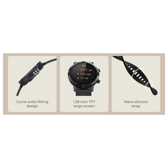 Haylou RT LS05S Global Smart Watch – 1.28” HD Round Display, 12 Sports Modes, SpO₂ & Heart Rate Monitoring, Sleep Tracker, 20-Day Battery Life, IP68 Waterproof – Compatible with Android & iOS