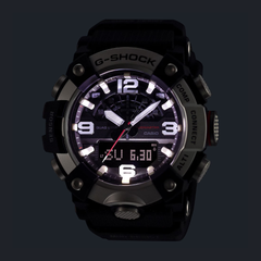 CASIO G-SHOCK GG-B100X-1A3DR MUDMASTER Analog Digital Men's Watch Green Resin Strap Bluetooth Quad Sensor 200M Water Resistant