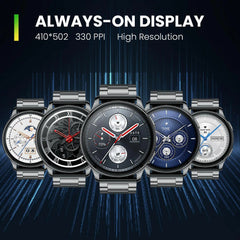 Amazfit Pop 3R Smart Watch – 1.43″ AMOLED Always-On Display, Bluetooth Calling, SpO₂ & Heart Rate, Sleep/Stress Tracking, 100+ Sports Modes, IP68, Up to 12-Day Battery